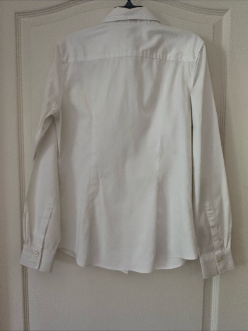 Banana Republic Women White Dress Long sleeve bottom down Shirt - Picture 9 of 9